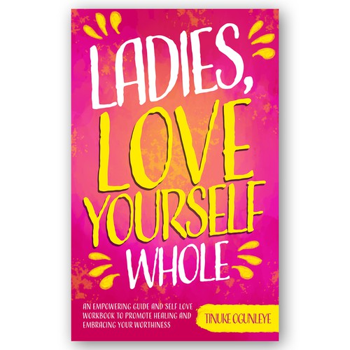 Feminine Book Cover Design About Self Love and Healing
