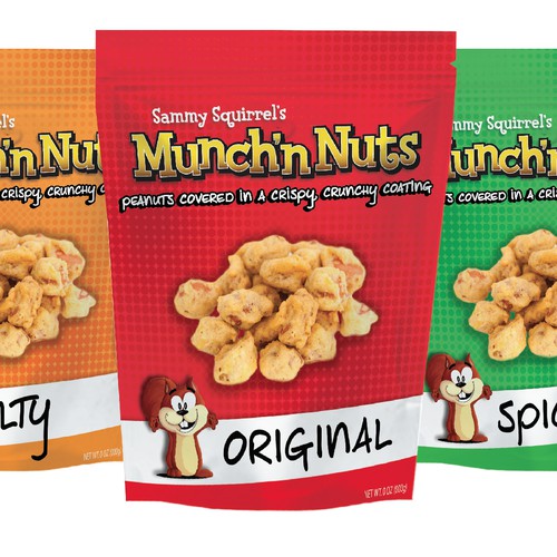 Munch'n Nuts Packaging