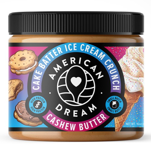 Fun, Peanut Butter Label Design