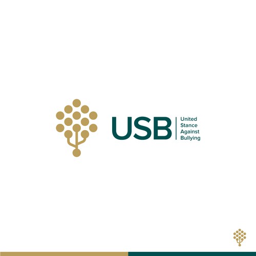 Tree + usb logo