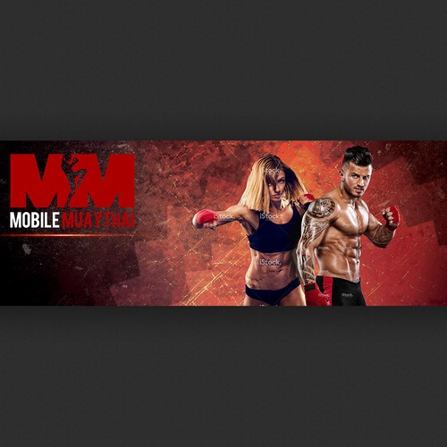 Facebook banner for mobile muaythai