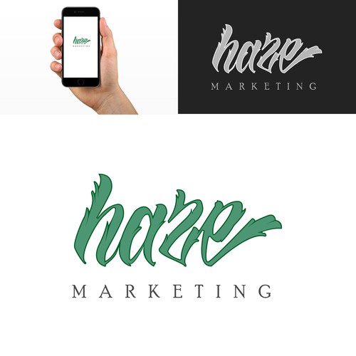 Logo concept for HAZE marketing