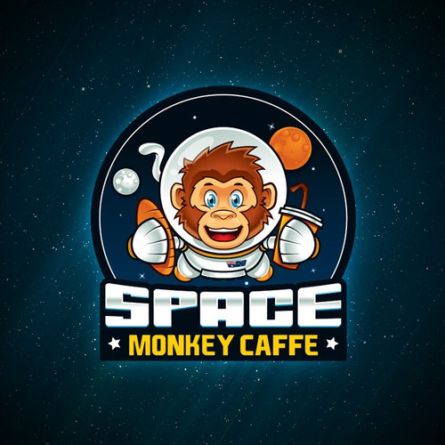 Design the "Space Monkey Cafe" Logo