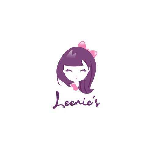 Simple and cute children brand logo