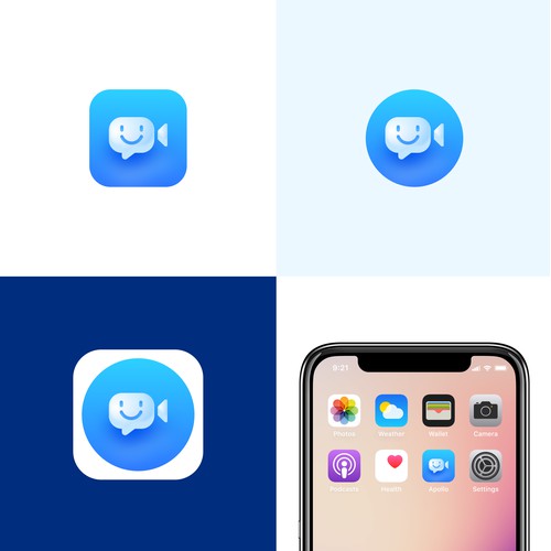 App ICON for a video conference app - based on ZOOM