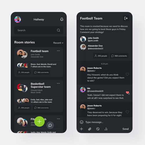 Design for Tellum Chat App