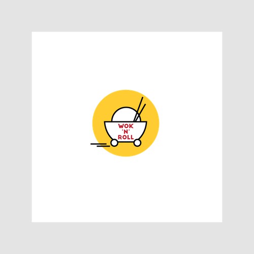 Logo concept for Wok delivery