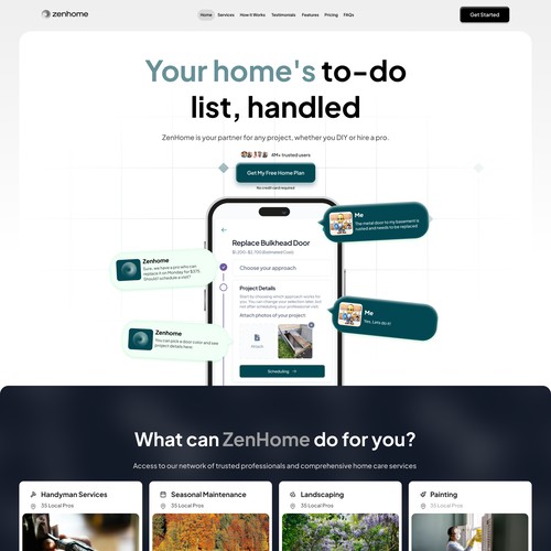 Tech Landing Page Design