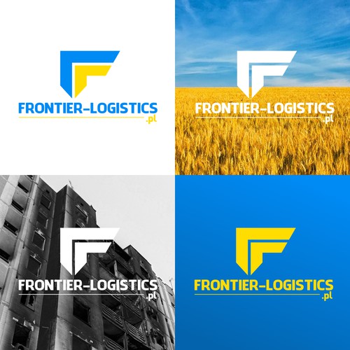 Frontier-logistics design logo