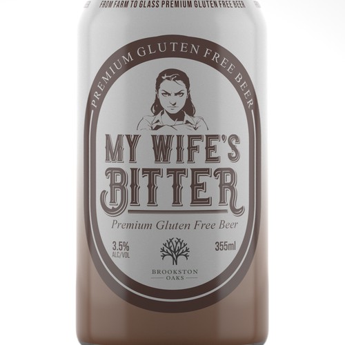 Label Design for My Wife,s Bitter Beer
