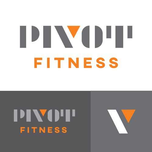 Logo concept for fitness center