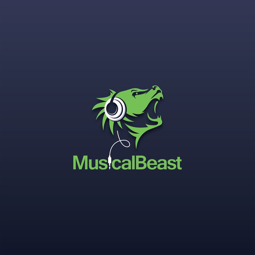 Musical Beast Logo Design
