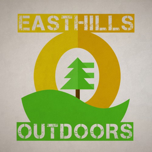 Concept logo for Easthills Outdoors