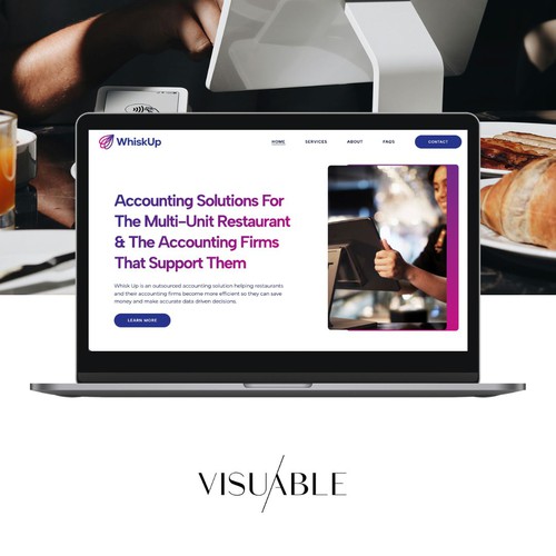Squarespace Website for Restaurant Accounting