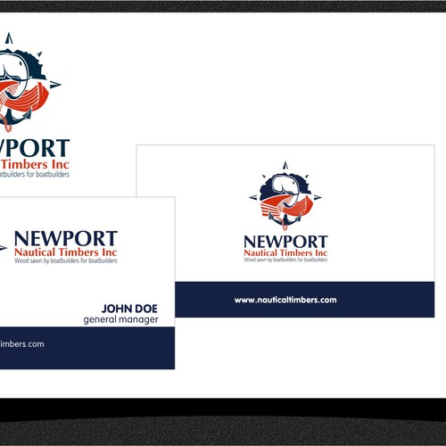 Help Newport Nautical Timbers Inc with a new logo and business card