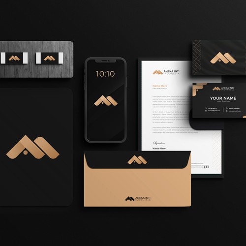 Mockup for Aneka Inti Indonesia Logo