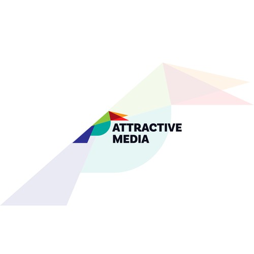 Logo and brand guide for Attractive Media