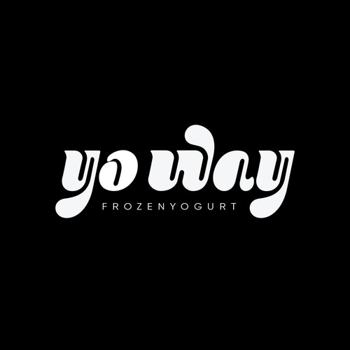 wordmark for yogurt brand