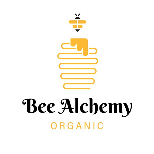 organic honey logo