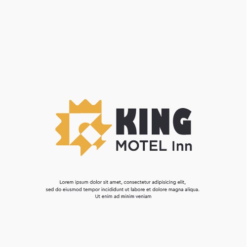 King Motel Logo design