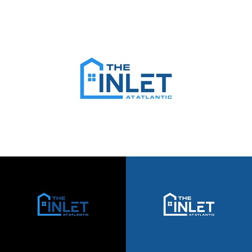 Design logo for "The Inlet" a Modern Luxury Residential Community in Long Island, NY