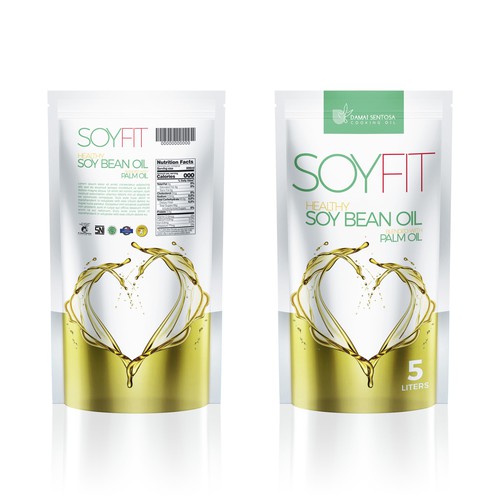 Soy Fit Oil Packaging Design