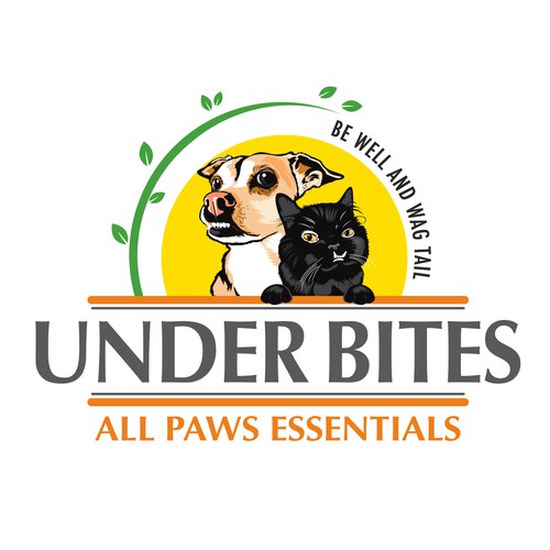 create a stand out design logo for dog and cat treats