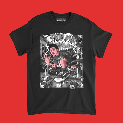 custom illustration for clothing brand