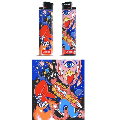 Illustration for Cricket lighters 