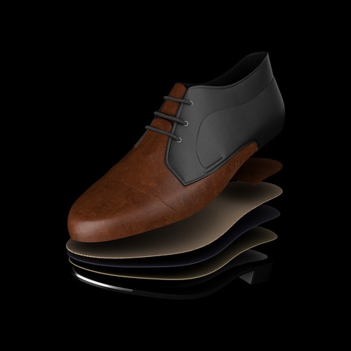 3D visuals for luxury shoes