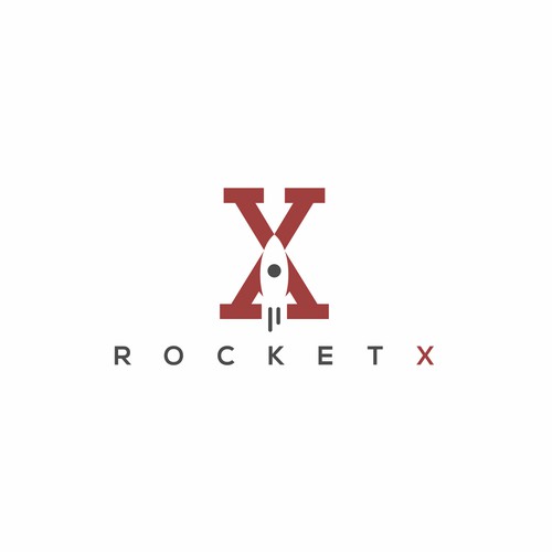 RocketX logo design concept