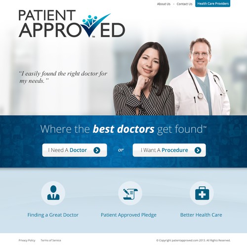Help Patient Approved with a new website design