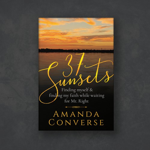 37 Sunsets Book Cover Concept