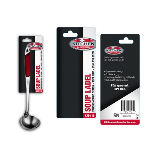Packaging redesign for a kichenware company