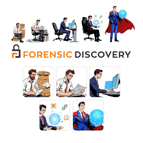 Corporate Superhero Mascot & Brand Character Design for Tech SaaS