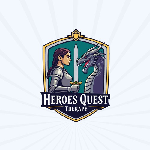 Logo Design For Heroes Quest Therapy