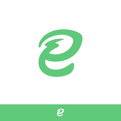 Eco Energy Letter E Logo - Ready For Sale