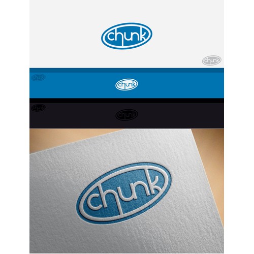 Chunk logo design