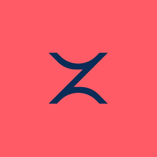 Simple letter Z bold logo for technology project