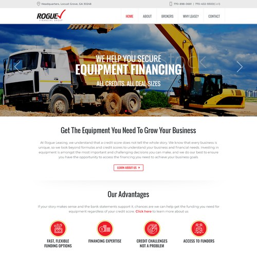 Website Redesign for Rogue Leasing