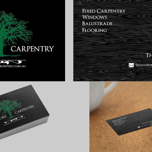 Create a contemporay logo for a carpentry company