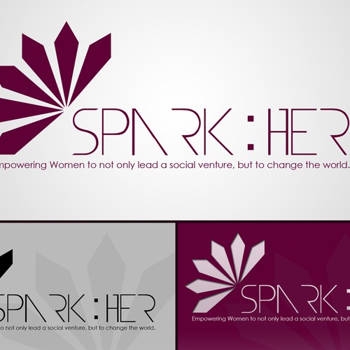 99nonprofits: Create a stunning logo for Spark:Her, a non-profit organization that empowers women to change the world!