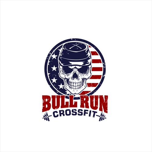 awesome logo for BullRun Crossfit