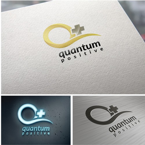 Create a brand logo for a new green, humanity conscious company: Quantum Positive