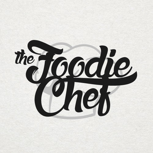 Concept logo for "The Foodie Chef"