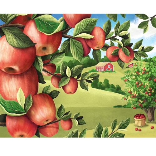 Apples garden