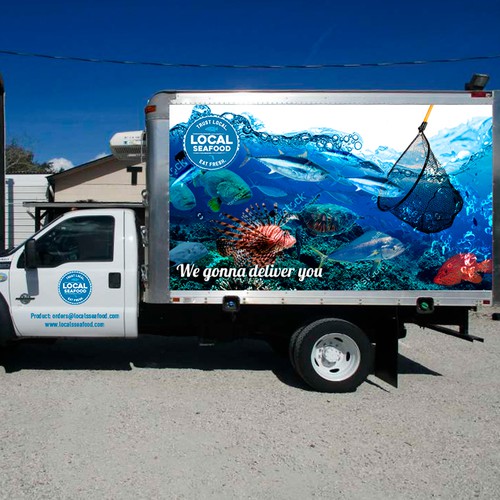 Local Seafood Truck Design Branding