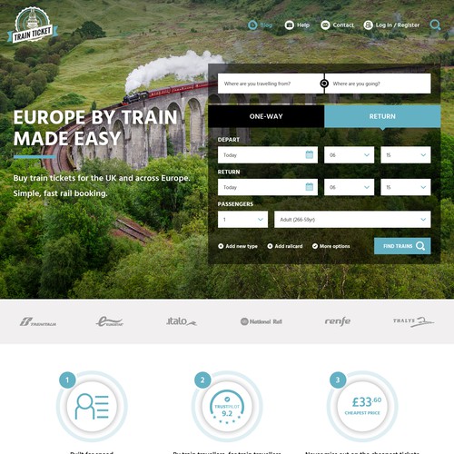Train Ticket Website