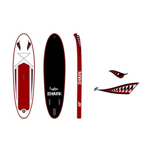 Shark Paddle Board