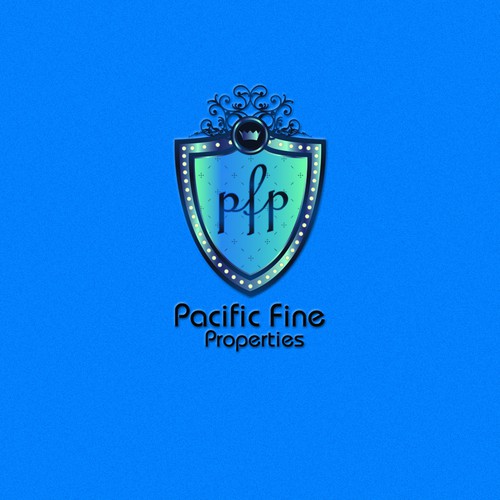 Create a Real Estate logo that captures the Pacific Ocean feel and "fine properties"
